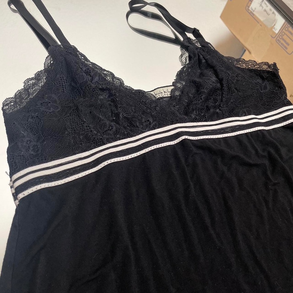 black lace top